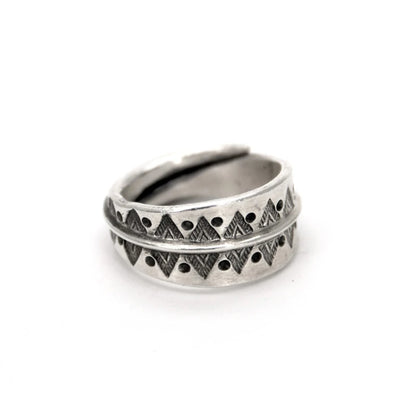 BESPOKE HANDFORGED STERLING SILVER BOHEMIAN STYLE RING